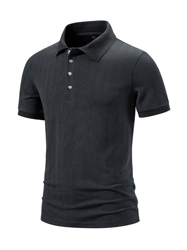 Men’s New Casual Pit Lapel POLO Shirt