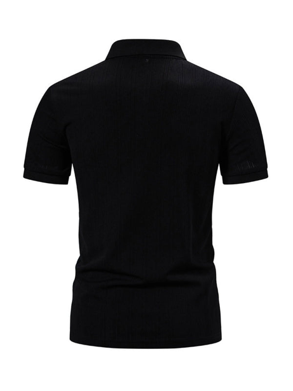 Men’s New Casual Pit Lapel POLO Shirt
