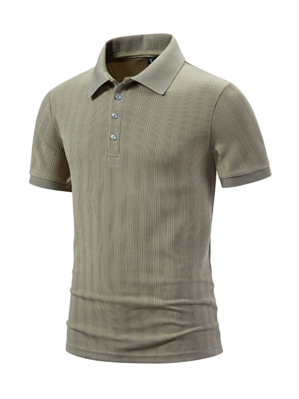 Men’s New Casual Pit Lapel POLO Shirt