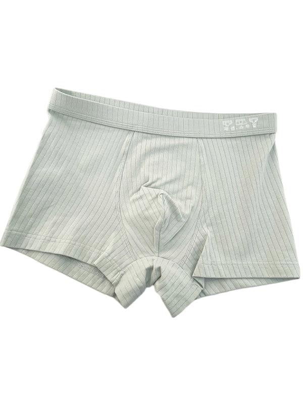 Men’s pure cotton one piece boxer briefs - Light green / L