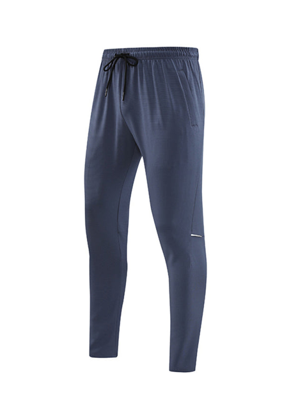 Men’s quick-drying elastic outdoor casual running fitness training trousers