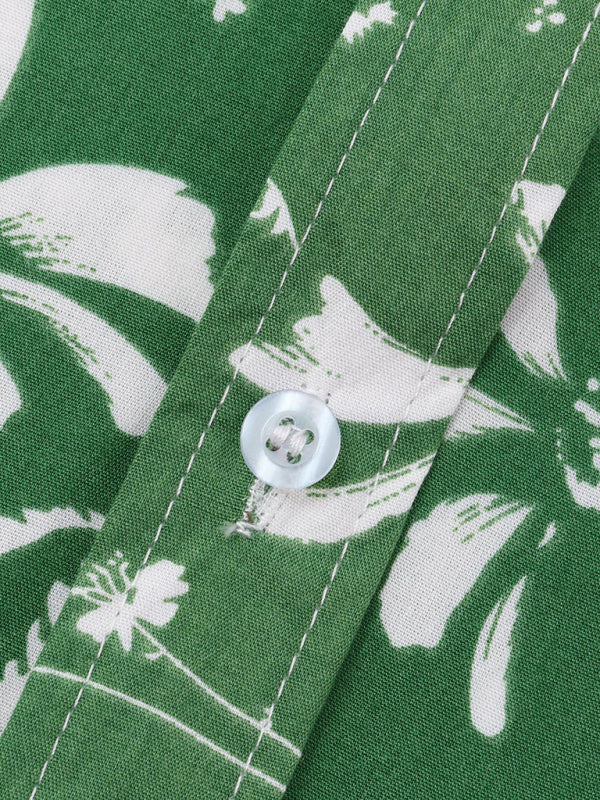 Men’s Short Sleeve European Size Shirt Beach Wind Vacation Wind Hawaiian Shirt