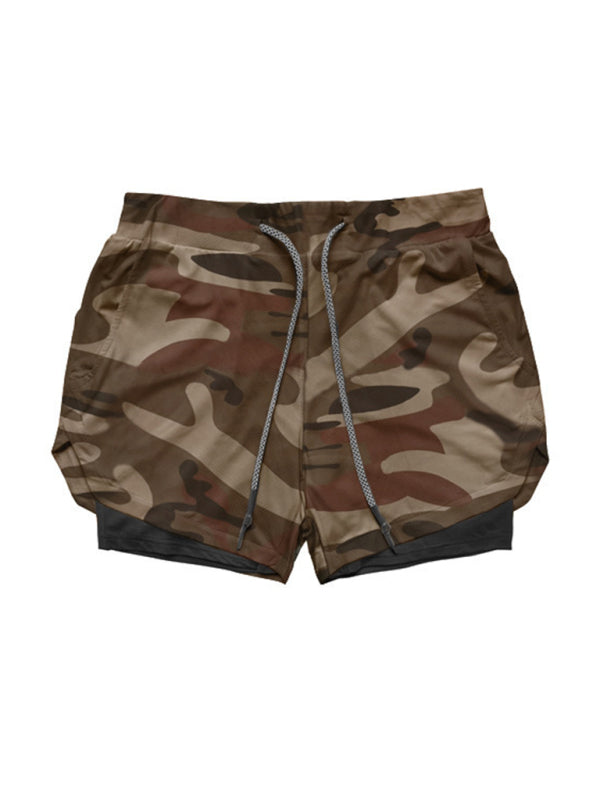 Men’s Shorts Sports Leisure Outdoor Loose Multi Pocket Double Layer Gym Pants