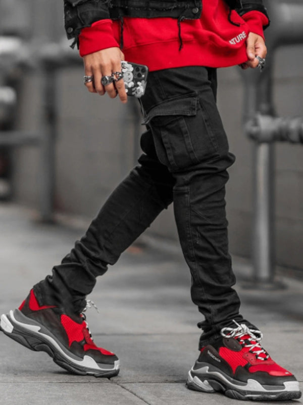 Men’s Side Pocket Skinny Jeans For Men