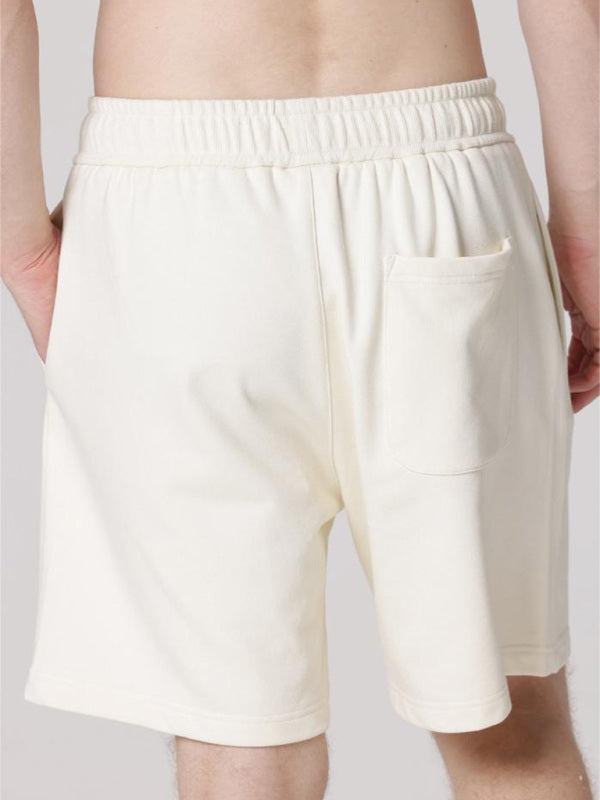 Men’s solid color loose casual sports shorts