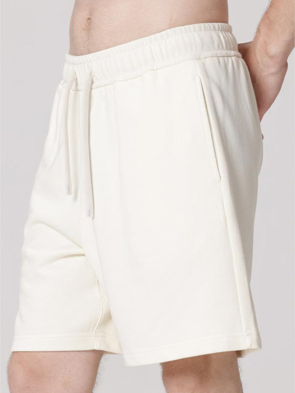Men’s solid color loose casual sports shorts