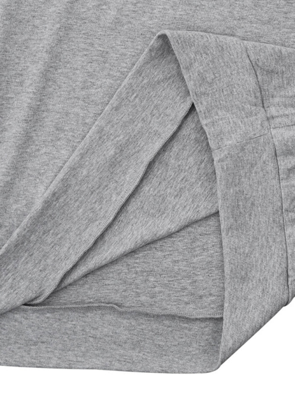 Men’s Solid Color Turtleneck Long Sleeve T-Shirt