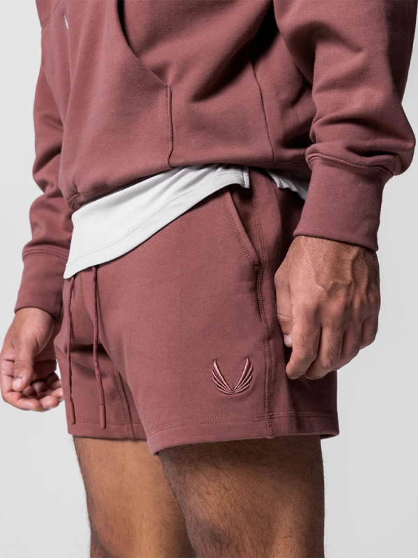 Men’s sports and leisure retro loose training running embroidered versatile shorts