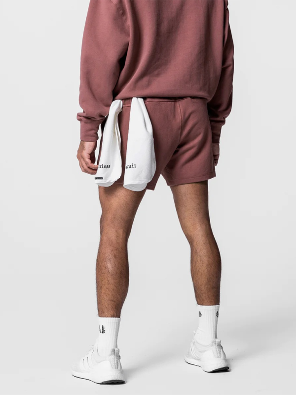 Men’s sports and leisure retro loose training running embroidered versatile shorts