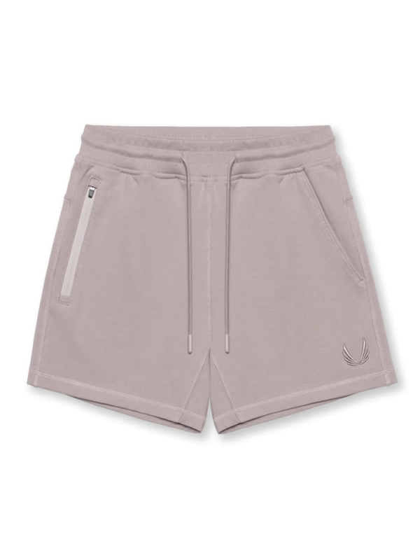 Men’s sports and leisure retro loose training running embroidered versatile shorts - Grey / M