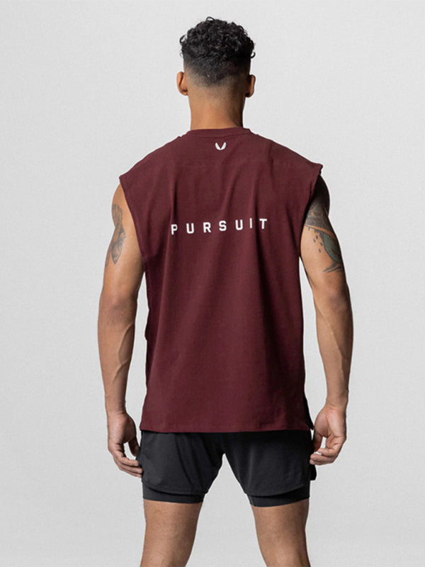 Men’s Sports Loose Round Neck Quick Dry Sleeveless Vest