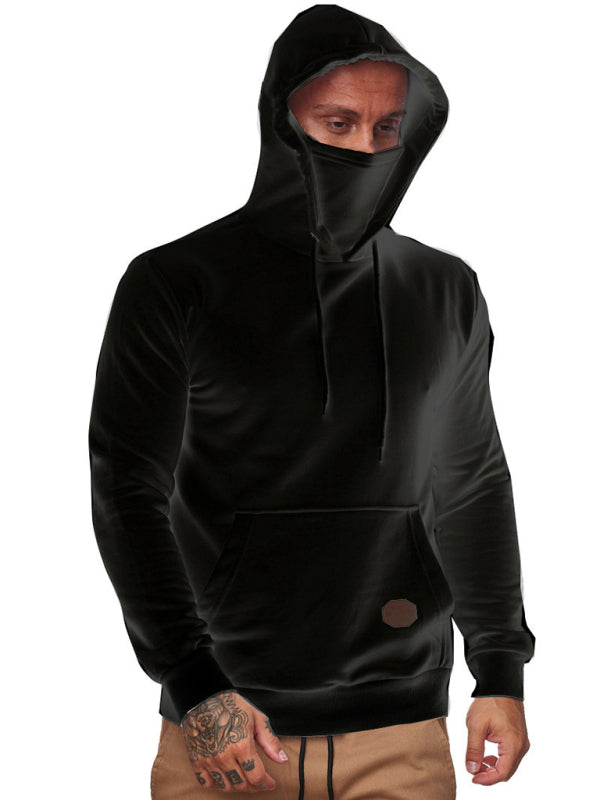 Men’s Sweatshirt Hoodie Long Sleeve T-Shirt Call of Duty Sweatshirt Face Mask