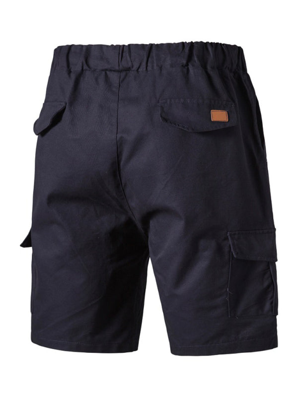 Men’s Woven Casual Cargo Multi-Pocket Shorts
