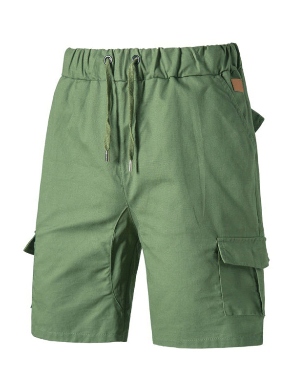 Men’s Woven Casual Cargo Multi-Pocket Shorts