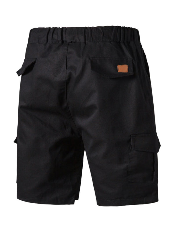 Men’s Woven Casual Cargo Multi-Pocket Shorts
