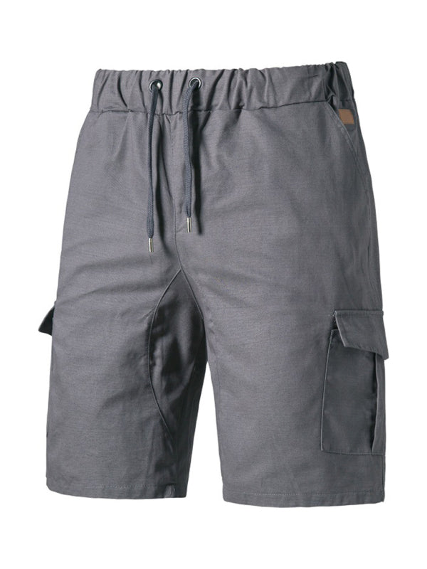 Men’s Woven Casual Cargo Multi-Pocket Shorts