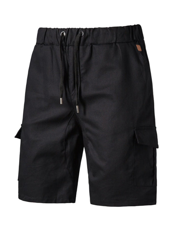 Men’s Woven Casual Cargo Multi-Pocket Shorts