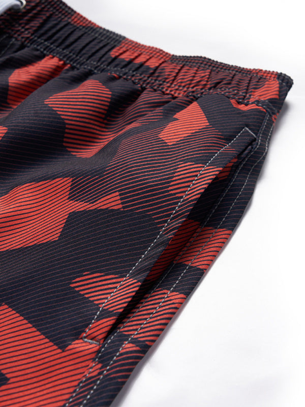 New Arrival Men’s Seaside Travel Casual Shorts Sports Surfing Swimming Trunks Casual Cropped Pants