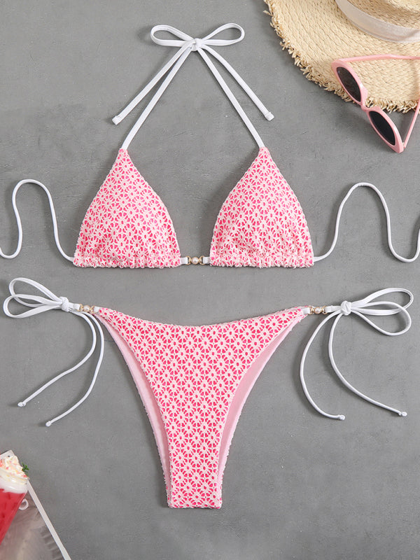New floral bikini - Pink / S