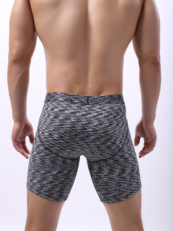 New Men’s Gradient Pattern High Elasticity Polyester Underwear Loungewear