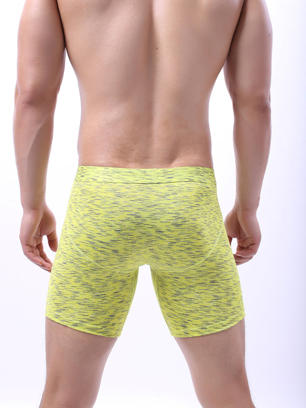 New Men’s Gradient Pattern High Elasticity Polyester Underwear Loungewear