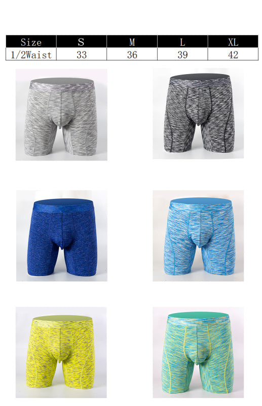 New Men’s Gradient Pattern High Elasticity Polyester Underwear Loungewear