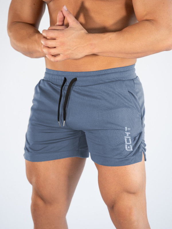 New sports shorts men’s fitness pants thin section casual running quick-drying and breathable - Charcoal grey / M