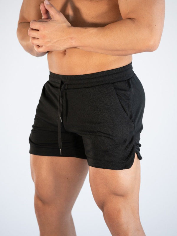 New sports shorts men’s fitness pants thin section casual running quick-drying and breathable - Black / M