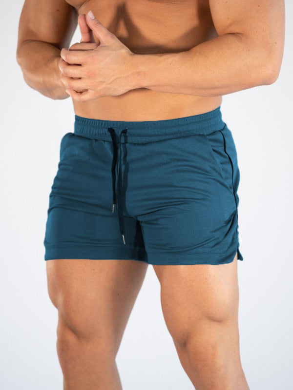 New sports shorts men’s fitness pants thin section casual running quick-drying and breathable - Green black jasper / M