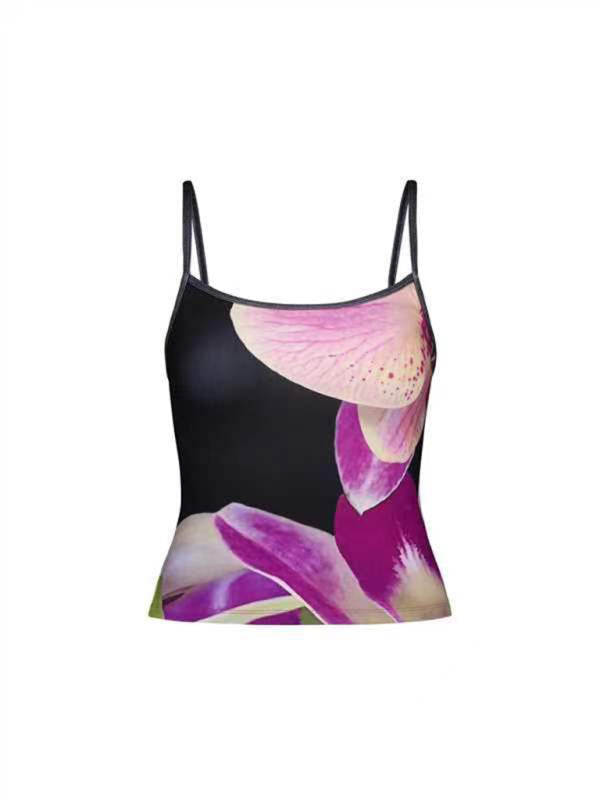 New spring and summer contrasting color sexy backless slim vest for hot girls - Pattern3 / S