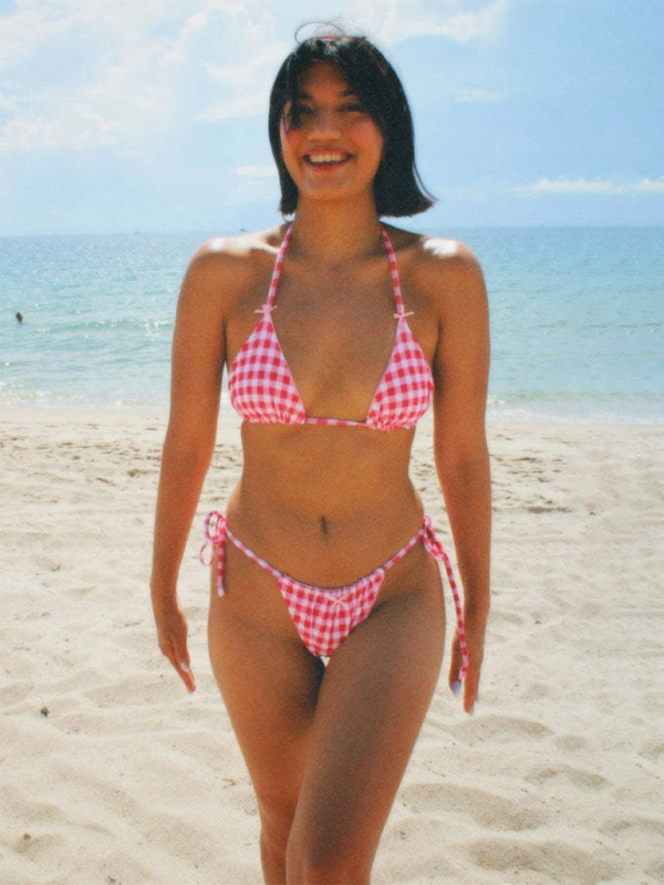 New style bikini sexy triangle soft bag drawstring bikini women’s swimsuit
