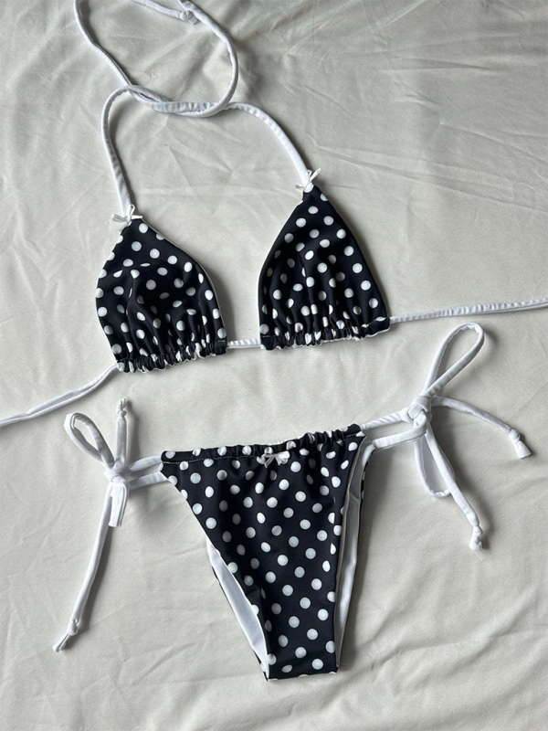 New style bikini sexy triangle soft bag drawstring bikini women’s swimsuit