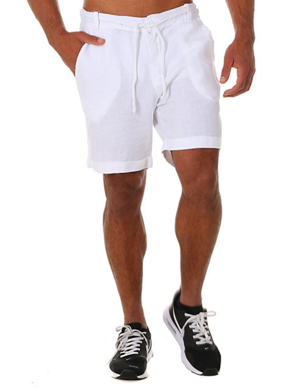 New style drawstring casual pants shorts three-quarter length pants