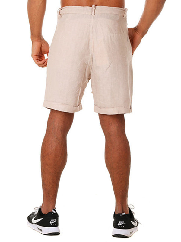 New style drawstring casual pants shorts three-quarter length pants