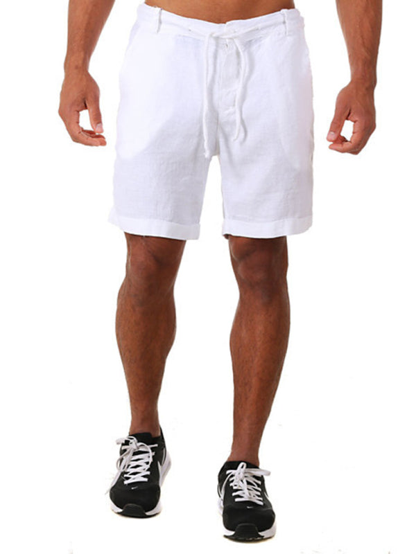 New style drawstring casual pants shorts three-quarter length pants