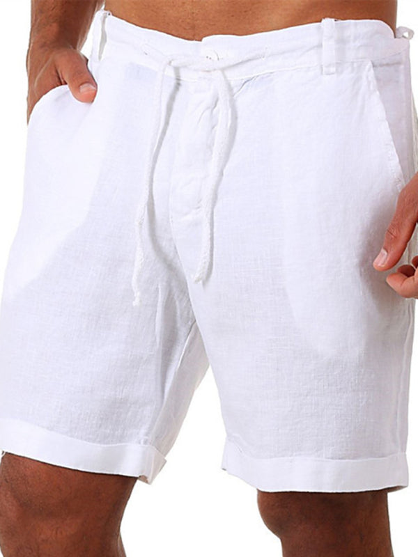 New style drawstring casual pants shorts three-quarter length pants