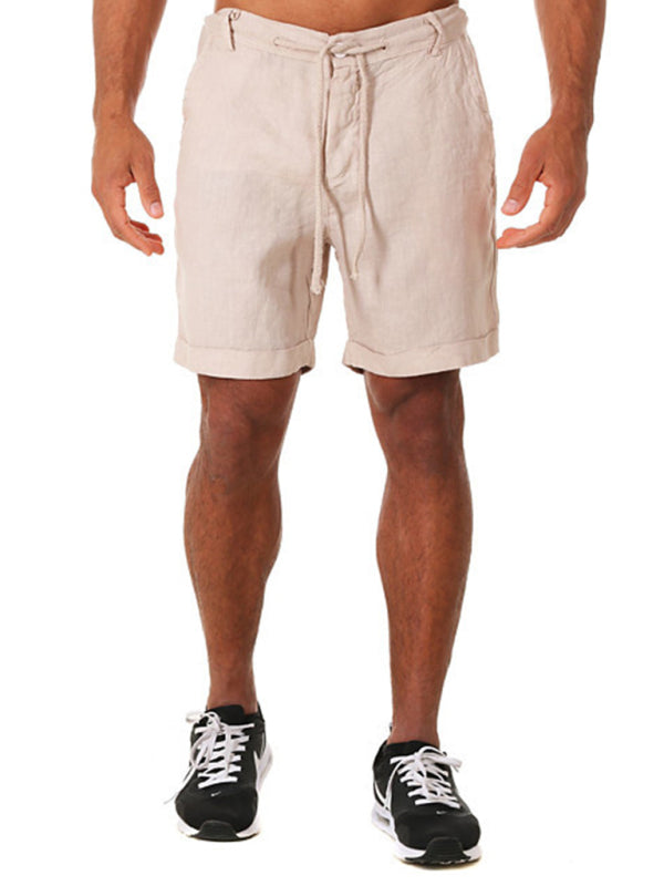 New style drawstring casual pants shorts three-quarter length pants