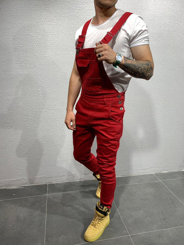 New style suspenders slim fit men’s suspender jeans