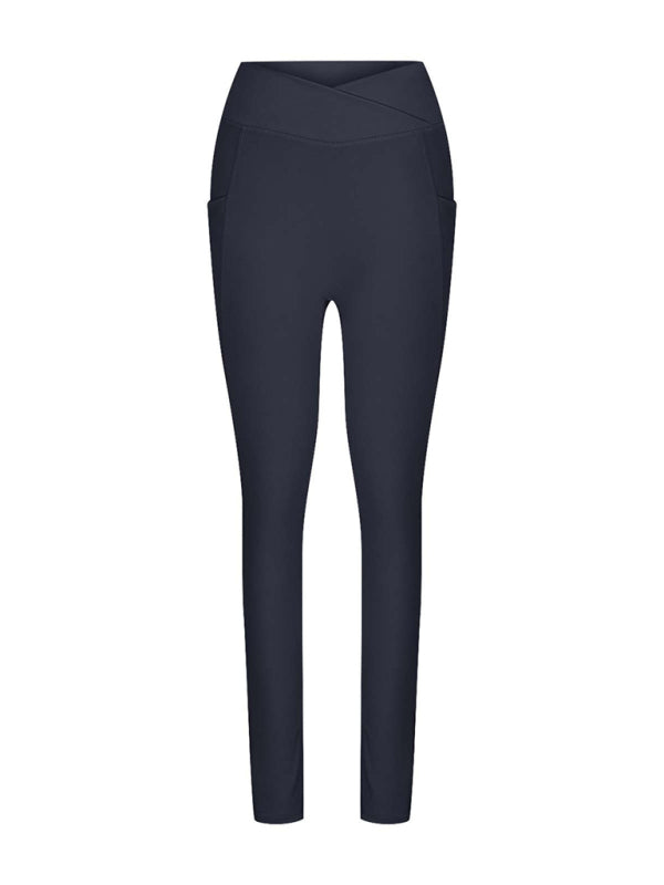 New Women’s High Waist Hip Pocket Yoga Pants