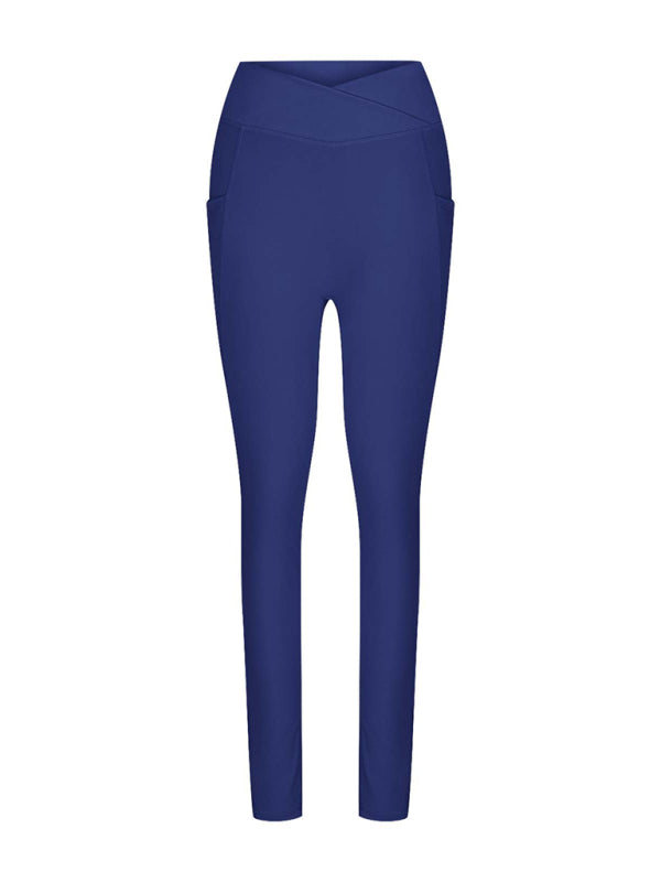 New Women’s High Waist Hip Pocket Yoga Pants