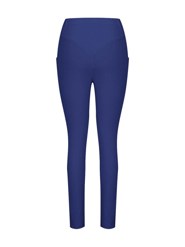 New Women’s High Waist Hip Pocket Yoga Pants