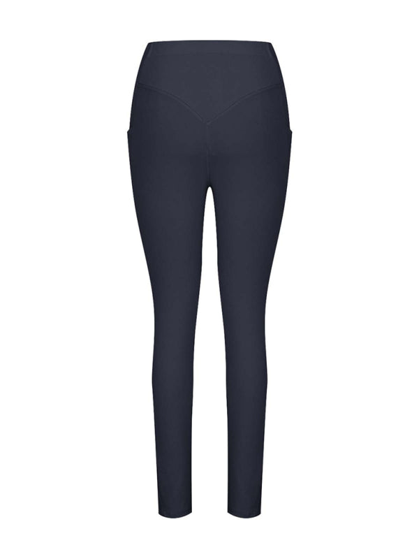 New Women’s High Waist Hip Pocket Yoga Pants