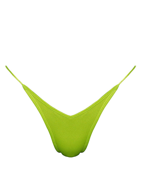 New women’s solid color strappy sexy bikini