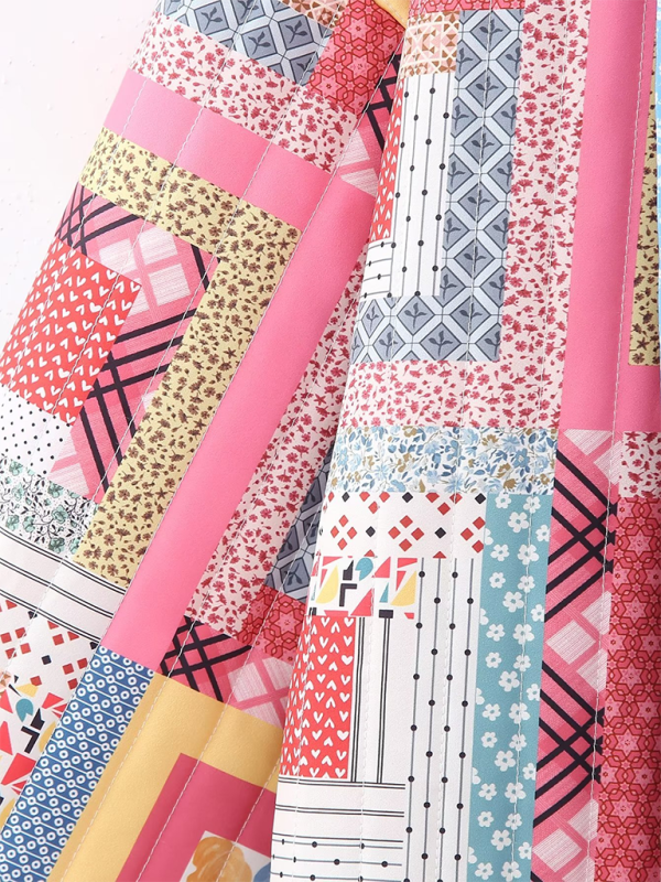 Retro Printed Cotton Cardigan Long Sleeve Jacket