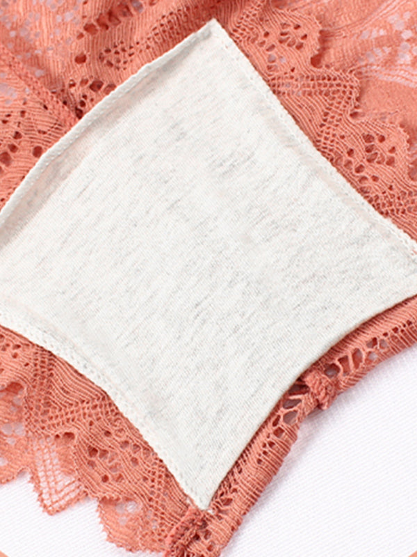 Sexy High Waist Geometry Pattern Nylon Panties