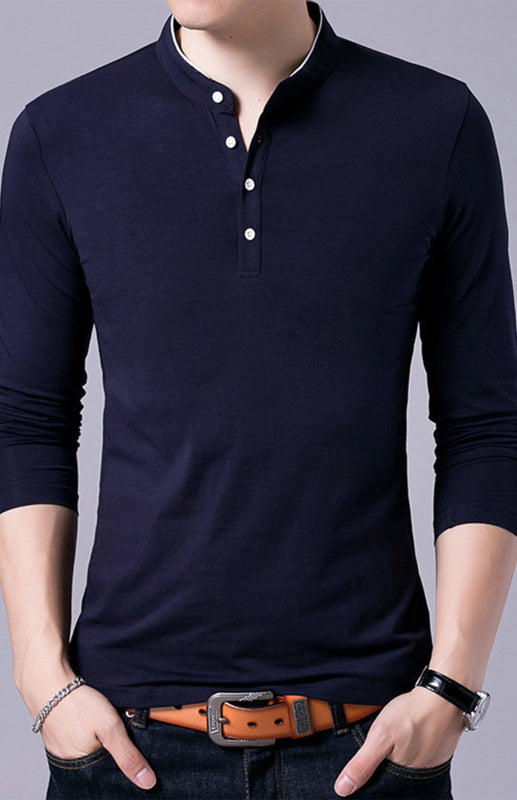 Solid Long Sleeve Large Men’s T-Shirt
