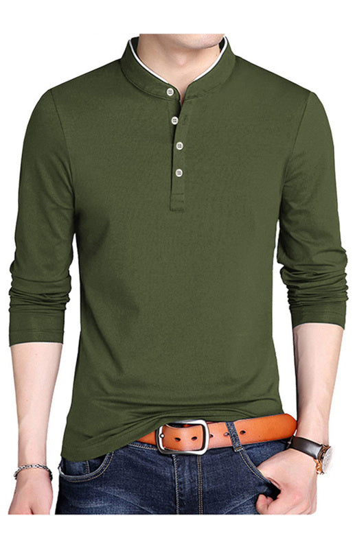Solid Long Sleeve Large Men’s T-Shirt