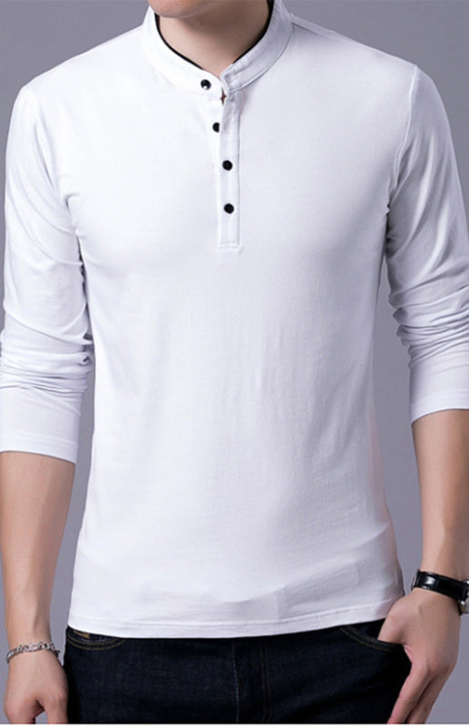 Solid Long Sleeve Large Men’s T-Shirt