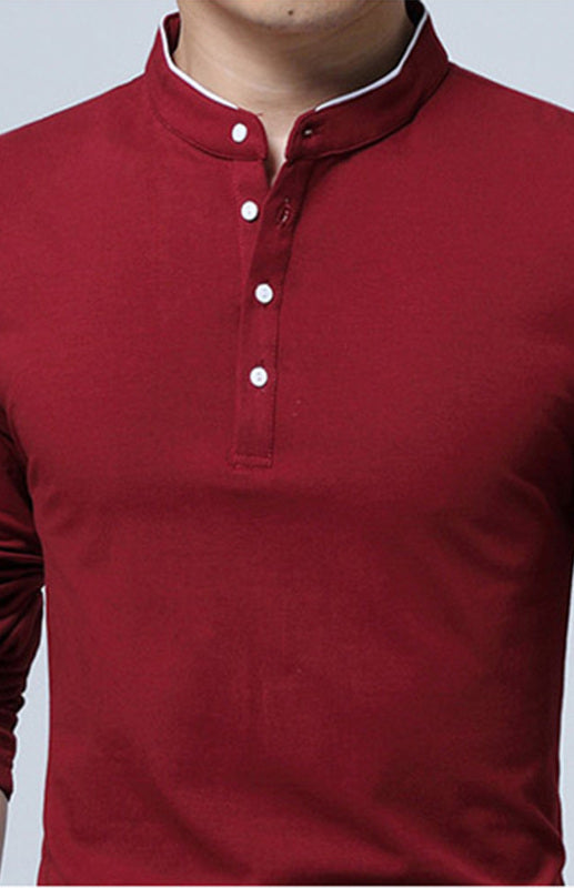 Solid Long Sleeve Large Men’s T-Shirt