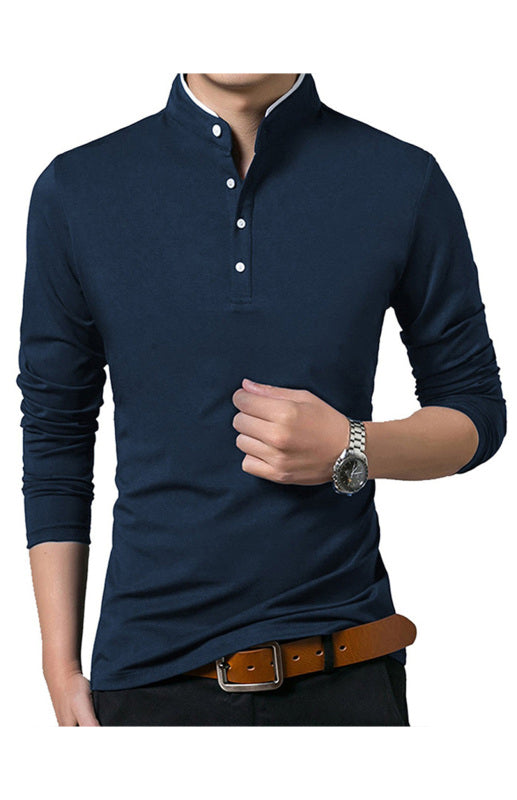 Solid Long Sleeve Large Men’s T-Shirt